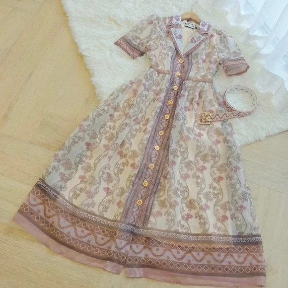 Vintage Paisley Print Dress - Picture 9 of 9